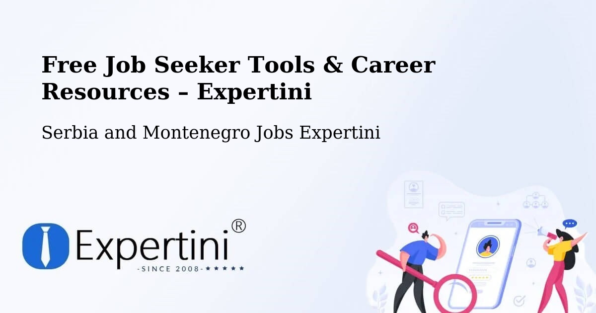 Free Job Seeker Tools & Career Resources – Wendover - Wendover, Serbia and Montenegro Jobs Expertini