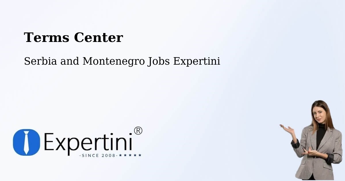Terms of Service – Wendover - Serbia and Montenegro Jobs Expertini